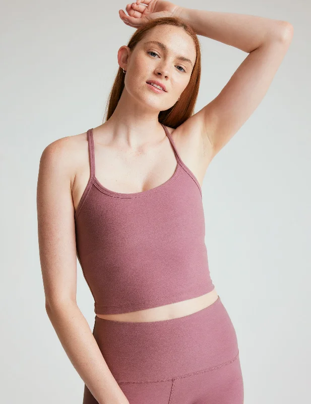 Spacedye Slim Racerback Cropped Tank yoga tank top