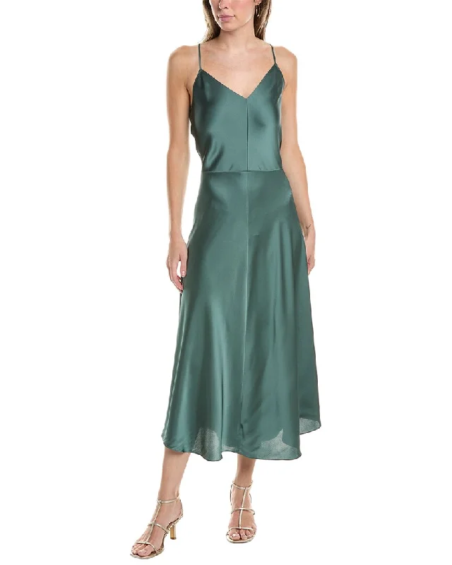 Vince Cami Maxi Dress Boat Neckline Classic