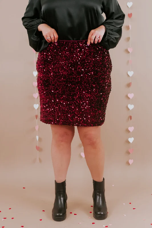 Dress To Impress Sequin Mini Skirt, Wine Tunics Hiking breathable