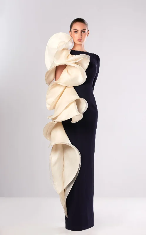 Edward Arsouni Couture FW649 Dress Tunics stripes playful