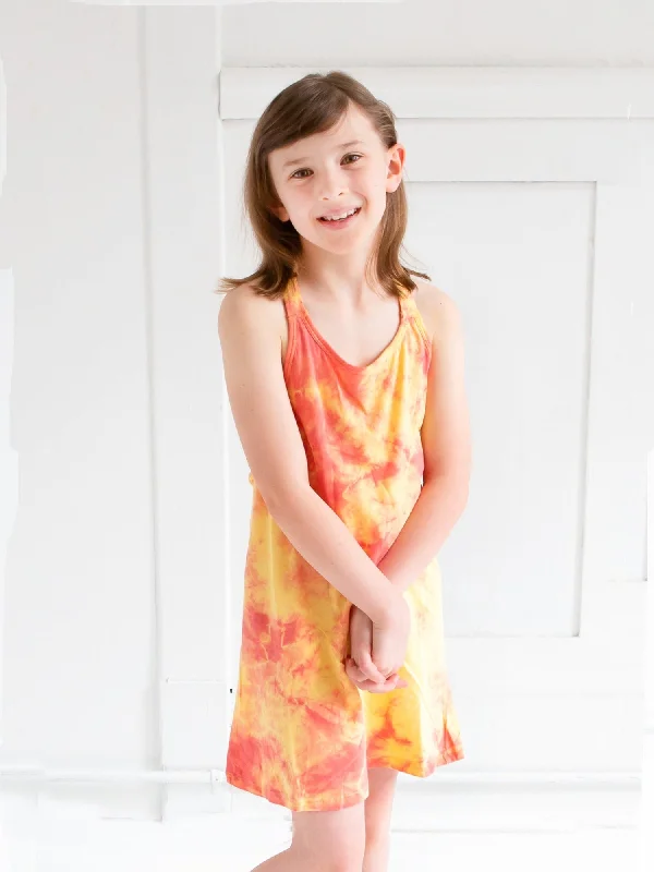 Em Braided Tie Dye Tank Dress Tunics Top rated