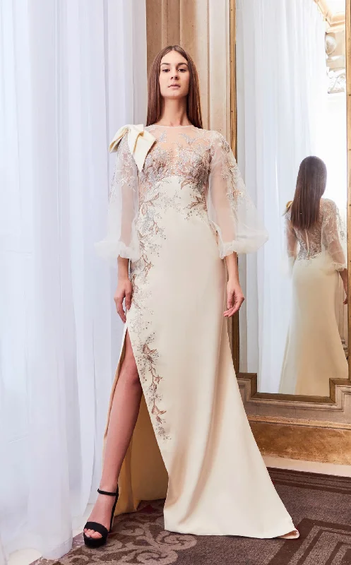 Gatti Nolli Couture GA5654 Dress Turtleneck Neckline Stylish