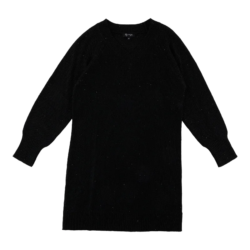 lily morgan Women's Sequin Sweater Dress Tunics Vintage classic
