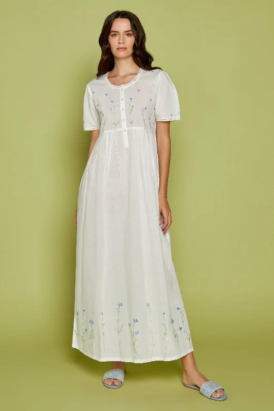 Nightdress Elodia Ivory Shift Classic Vintage