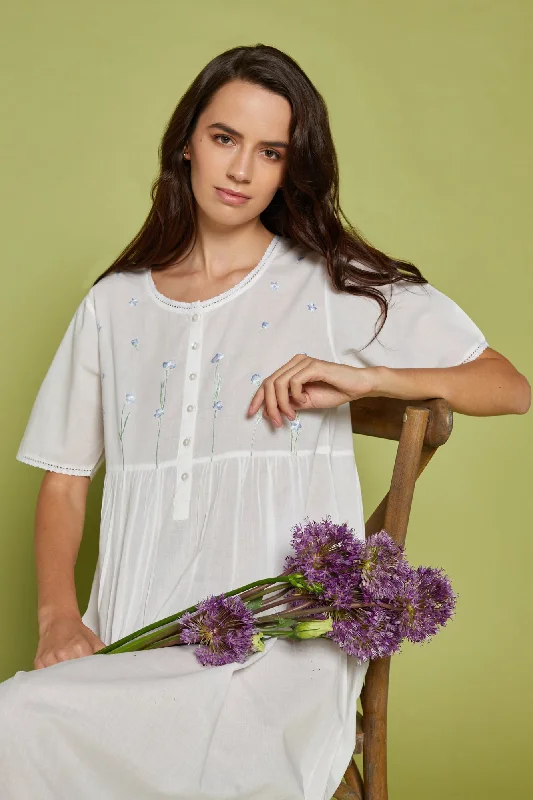 Nightdress Floralia White Tunics Lace romantic