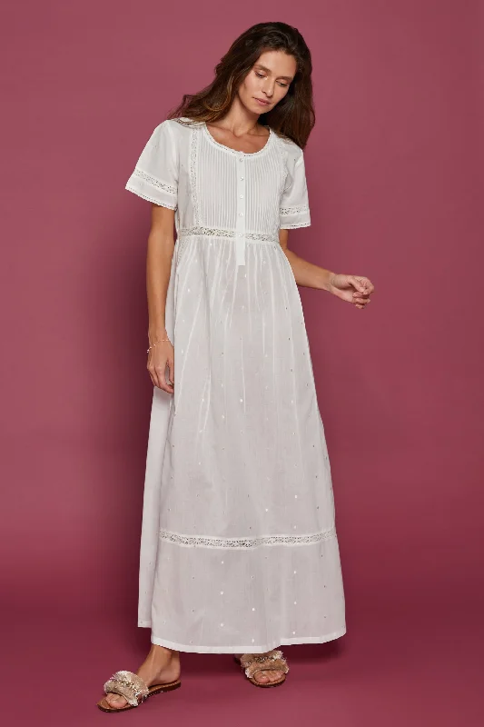 Nightdress Niina Ivory Tunics Hiking breathable