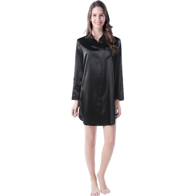 RH US Women's Nightgown Satin Nightshirt Button Sleepwear Pajama Dress RHW2788 Tunics Brand named RH US Women's Nightgown Satin Nightshirt Button Sleepwear Pajama Dress RHW2788 Tunics Brand named