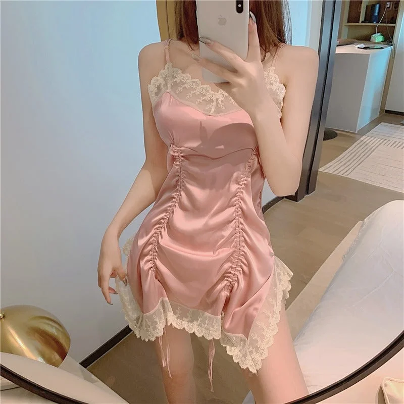 sexy lace suspenders dress yv30608 Tunics Seasonal trendy