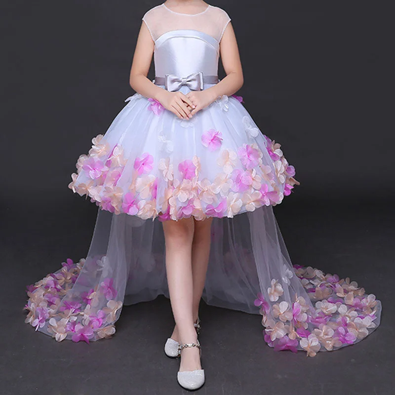 Baby Girl Tail Princess Dress Girl Flower Baptism Party Pageant Dress Shift Classic Vintage Baby Girl Tail Princess Dress Girl Flower Baptism Party Pageant Dress Shift Classic Vintage